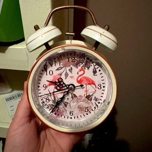 Flamingo alarm clock
